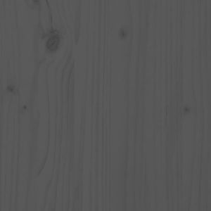 Sedie da Bar 2 pz Grigie 40x41,5x112 cm Legno Massello di Pino