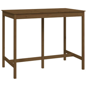 Tavolo da Bar Ambra 140x80x110 cm in Legno Massello di Pino