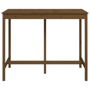 Tavolo da Bar Ambra 140x80x110 cm in Legno Massello di Pino