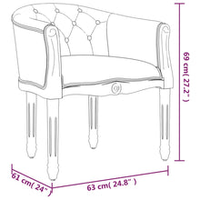 Load image into Gallery viewer, Poltroncina Stile Francese Grigio Scuro in Tessuto