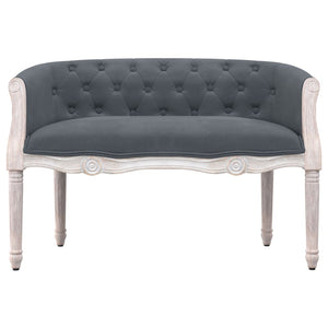 Divanetto  Grigio Scuro 98x56x69 cm in Velluto