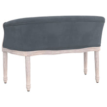 Load image into Gallery viewer, Divanetto  Grigio Scuro 98x56x69 cm in Velluto