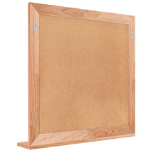 Carica l&#39;immagine nel visualizzatore di Gallery, Specchio con Mensola per bagno 55x55 cm in Legno Massello di Noce