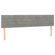 Indlæs billede til gallerivisning Letto Matrimoniale (con Materasso) Grigio Chiaro 200x200cm Velluto