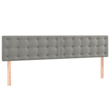 Load image into Gallery viewer, Letto Matrimoniale (con Materasso) Grigio Chiaro 200x200cm Velluto