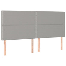 Indlæs billede til gallerivisning Letto Matrimoniale (con Materasso) Grigio Chiaro 200x200cm Tessuto