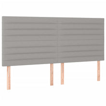 Indlæs billede til gallerivisning Letto Matrimoniale (con Materasso) Grigio Chiaro 200x200cm Tessuto