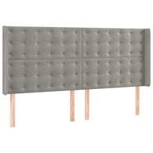 Load image into Gallery viewer, Letto Matrimoniale (con Materasso) Grigio Chiaro 200x200cm Velluto