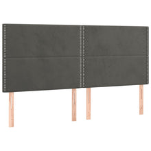 Charger l&#39;image dans la galerie, Letto Matrimoniale (con Materasso) LED  180x200 cm Grigio Scuro