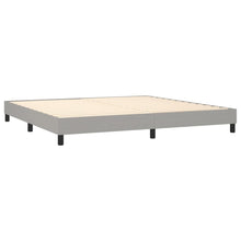 Indlæs billede til gallerivisning Letto Matrimoniale (con Materasso) Grigio Chiaro 200x200cm Tessuto