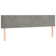 Laden Sie das Bild in den Galerie-Viewer, Letto Matrimoniale (con Materasso) Grigio Chiaro 200x200cm Velluto