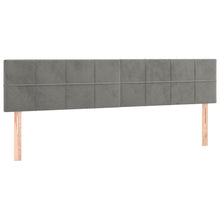 Indlæs billede til gallerivisning Letto Matrimoniale (con Materasso) Grigio Chiaro 200x200cm Velluto