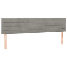 Indlæs billede til gallerivisning Letto Matrimoniale (con Materasso) Grigio Chiaro 200x200cm Velluto
