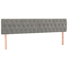 Indlæs billede til gallerivisning Letto Matrimoniale (con Materasso) Grigio Chiaro 200x200cm Velluto