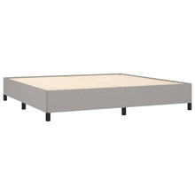 Indlæs billede til gallerivisning Letto Matrimoniale (con Materasso) Grigio Chiaro 200x200cm Tessuto