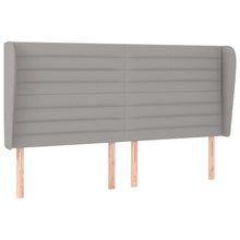 Indlæs billede til gallerivisning Letto Matrimoniale (con Materasso) Grigio Chiaro 200x200cm Tessuto