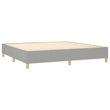 Indlæs billede til gallerivisning Letto Matrimoniale (con Materasso) Grigio Chiaro 200x200cm Tessuto