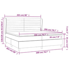 Load image into Gallery viewer, Letto Matrimoniale (con Materasso) Grigio Chiaro 200x200cm Velluto