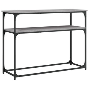 Mobiletto Consolle Grigio Sonoma 100x35,5x75cm Legno Multistrato