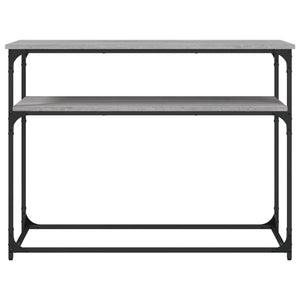 Mobiletto Consolle Grigio Sonoma 100x35,5x75cm Legno Multistrato