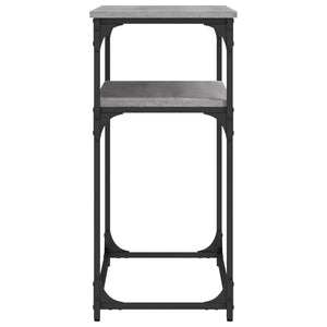 Mobiletto Consolle Grigio Sonoma 100x35,5x75cm Legno Multistrato