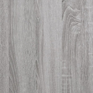 Mobiletto Consolle Grigio Sonoma 100x35,5x75cm Legno Multistrato