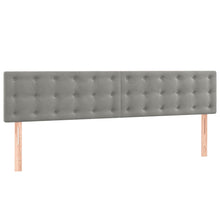 Indlæs billede til gallerivisning Letto Matrimoniale (con Materasso) Grigio Chiaro 200x200cm Velluto