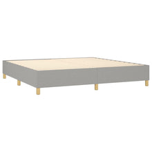 Indlæs billede til gallerivisning Letto Matrimoniale (con Materasso) Grigio Chiaro 200x200cm Tessuto