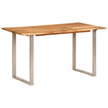 Charger l&#39;image dans la galerie, Tavolo da Pranzo 140x70x76 cm Legno Massello di Acacia