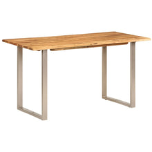 Charger l&#39;image dans la galerie, Tavolo da Pranzo 140x70x76 cm Legno Massello di Acacia