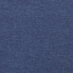 Letto Matrimoniale (con Materasso) 200x200 cm in Tessuto Blu