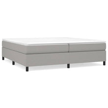 Indlæs billede til gallerivisning Letto Matrimoniale (con Materasso) Grigio Chiaro 200x200cm Tessuto