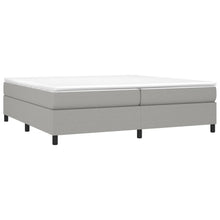 Indlæs billede til gallerivisning Letto Matrimoniale (con Materasso) Grigio Chiaro 200x200cm Tessuto