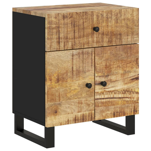 Mobiletto Industrial 50x33x60cm in Legno Massello di Mango