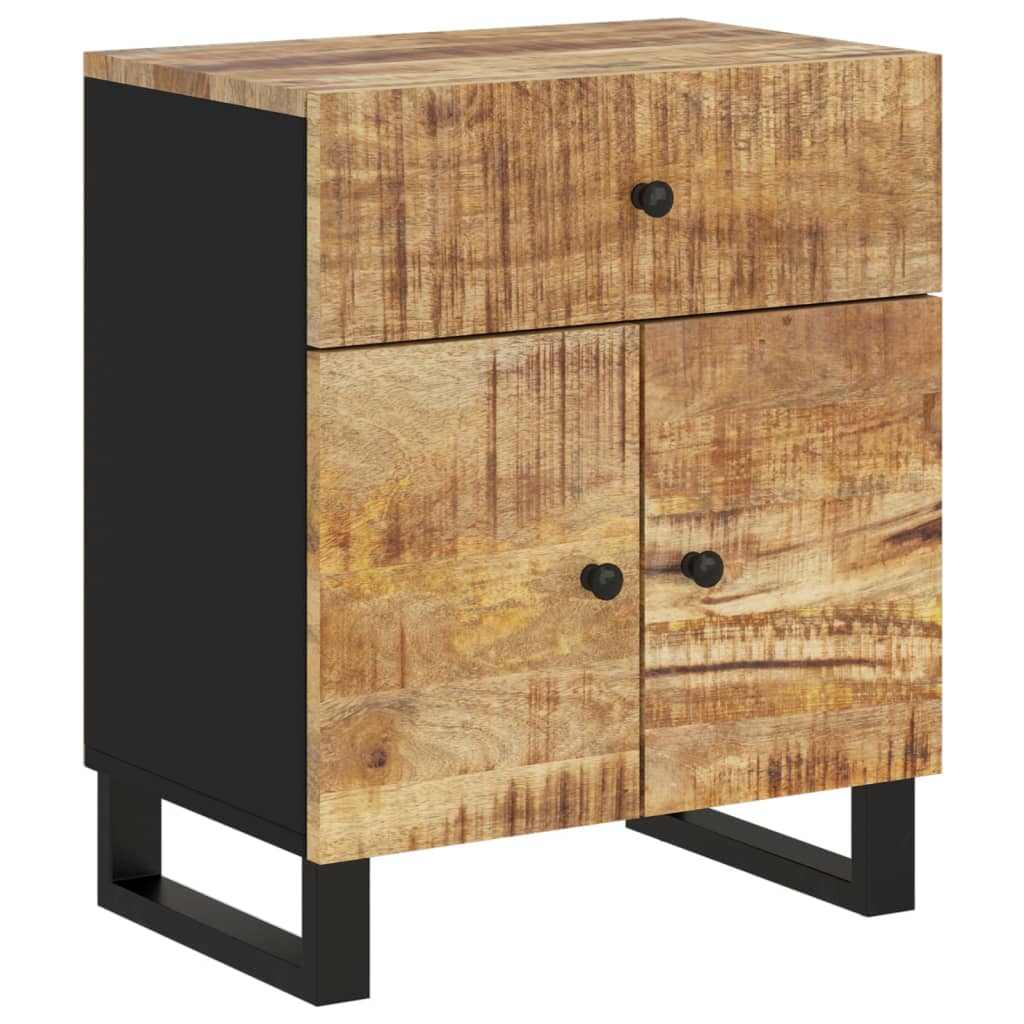 Mobiletto Industrial 50x33x60cm in Legno Massello di Mango