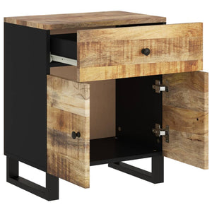 Mobiletto Industrial 50x33x60cm in Legno Massello di Mango