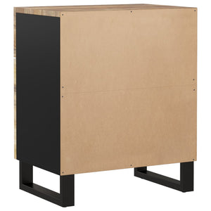 Mobiletto Industrial 50x33x60cm in Legno Massello di Mango