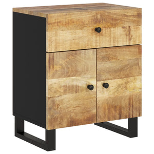 Mobiletto Industrial 50x33x60cm in Legno Massello di Mango