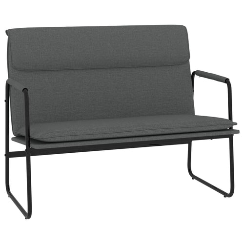 Divanetto Grigio Scuro 100x64x80 cm in Tessuto