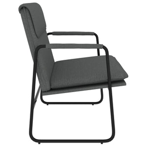 Divanetto Grigio Scuro 100x64x80 cm in Tessuto