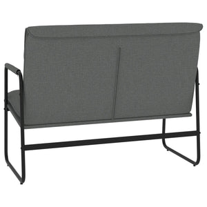 Divanetto Grigio Scuro 100x64x80 cm in Tessuto