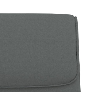 Divanetto Grigio Scuro 100x64x80 cm in Tessuto