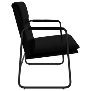 Divanetto Nero 100x64x80 cm in Similpelle