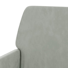 Load image into Gallery viewer, Divanetto Grigio Chiaro 108x79x79 cm in Velluto