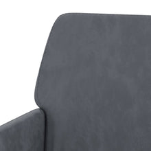 Carica l&#39;immagine nel visualizzatore di Gallery, Divanetto Grigio Scuro 108x79x79 cm in Velluto