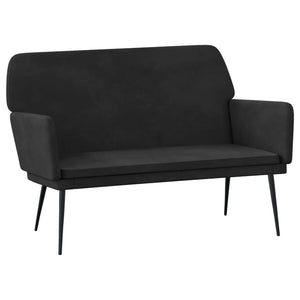 Divanetto Nero 108x79x79 cm in Velluto