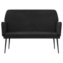 Load image into Gallery viewer, Divanetto Nero 108x79x79 cm in Velluto