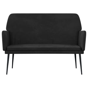Divanetto Nero 108x79x79 cm in Velluto