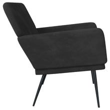 Load image into Gallery viewer, Divanetto Nero 108x79x79 cm in Velluto