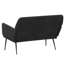 Load image into Gallery viewer, Divanetto Nero 108x79x79 cm in Velluto